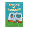 Drapeau J'aime le camping